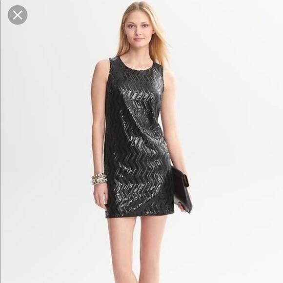 Banana Republic sequin cocktail dress, size 2 - Picture 2 of 7